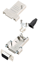 Encitech DTSL09 SJSRG T DBS K 6355 0086 11 D sub female connectorset 180 ° Aantal polen: 9 Soldeerkelk 1 stuk(s)