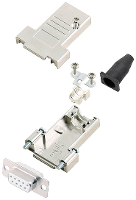 Encitech DTSL09 SJSRG T DMS W K 6355 8087 31 D sub female connectorset 180 ° Aantal polen: 9 Soldeerkelk 1 stuk(s)