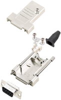 Encitech DTSL09 T JSRG+DBS K 6355 0040 11 D sub female connectorset 180 ° Aantal polen: 9 Soldeerkelk 1 set(s)