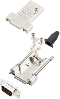 Encitech DTSL09 T JSRG+DMP K 6355 0040 21 D sub male connectorset 180 ° Aantal polen: 9 Soldeerkelk 1 set(s)