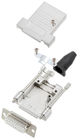 Encitech DTSL15 LJSRG T HDS26 W K 6355 8041 12 D sub female connectorset 180 ° Aantal polen: 26 Soldeerkelk 1 stuk(s)