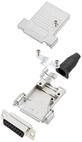 Encitech DTSL15 SJSRG T DBS K 6355 0086 12 D sub female connectorset 180 ° Aantal polen: 15 Soldeerkelk 1 stuk(s)