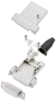Encitech DTSL15 SJSRG T DMS W K 6355 8087 32 D sub female connectorset 180 ° Aantal polen: 15 Soldeerkelk 1 stuk(s)