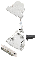 Encitech DTSL25 LJSRG S DMP W K 6355 8042 23 D sub male connectorset 45 ° Aantal polen: 25 Soldeerkelk 1 stuk(s)