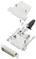 Encitech DTSL25 LJSRG T DBP W K 6355 8040 03 D sub male connectorset 180 ° Aantal polen: 25 Soldeerkelk 1 stuk(s)