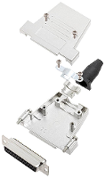 Encitech DTSL25 SJSRG T DBS K 6355 0086 13 D sub female connectorset 180 ° Aantal polen: 25 Soldeerkelk 1 stuk(s)