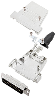 Encitech DTSL25 SJSRG T HDP44 K 6355 0088 03 D sub female connectorset 180 ° Aantal polen: 44 Soldeerkelk 1 stuk(s)