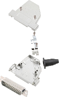 Encitech DTSL37 SJSRG S DBP W K 6355 8090 04 D sub male connectorset 45 ° Aantal polen: 37 Soldeerkelk 1 stuk(s)