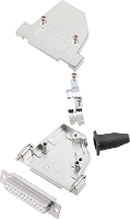 Encitech DTSL37 SJSRG S DBS W K 6355 8090 14 D sub female connectorset 45 ° Aantal polen: 37 Soldeerkelk 1 stuk(s)