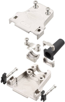 Encitech DTZF37 RGL K 7960 0207 04 D sub behuizing Aantal polen: 37 Tinspuitgiet 180 ° Metaal 1 stuk(s)