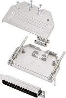 Encitech DTZI37 DBP K 6355 0077 04 D sub male connectorset 180 ° Aantal polen: 37 Soldeerkelk 1 set(s)