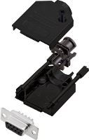 Encitech DTZK09 BK DBS K 6355 0101 11 D sub female connectorset 180 ° Aantal polen: 9 Soldeerkelk 1 stuk(s)