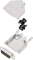 Encitech DTZK15 DBP K 6355 0002 02 D sub male connectorset 180 ° Aantal polen: 15 Soldeerkelk 1 set(s)