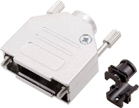 Encitech DTZK15 K 6560 0105 02 D sub behuizing Aantal polen: 15 Volledig metaal 180 ° Zilver 1 stuk(s)