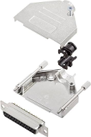 Encitech DTZK25 DBS K 6355 0002 13 D sub female connectorset 180 ° Aantal polen: 25 Soldeerkelk 1 set(s)