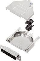 Encitech DTZK25 HDP44 K 6355 0012 03 D sub male connectorset 180 ° Aantal polen: 44 Soldeerkelk 1 set(s)