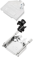 Encitech DTZK25 NM K 6560 0165 03 D sub behuizing Aantal polen: 25 Tinspuitgiet 180 ° Metaal 1 stuk(s)