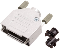 Encitech DTZK25 PCLG K 6560 6105 03 D sub behuizing Aantal polen: 25 Tinspuitgiet 180 ° Metaal 1 stuk(s)
