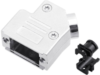 Encitech DVSL09 K 6560 0206 31 D sub behuizing Aantal polen: 9 Tinspuitgiet 45 ° Metaal 1 stuk(s)