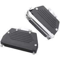 Encitech ED DS50S K 2801 0101 05 D sub behuizing Aantal polen: 50 Kunststof Zwart 1 stuk(s)