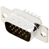 Encitech HDS 15 M T B S 2101 0300 01 D sub male connector 180 ° Aantal polen: 15 Soldeerkelk 1 stuk(s) Tray