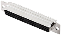 Encitech HDS 78 F T B S 2101 0300 15 D sub female connector 180 ° Aantal polen: 78 Soldeerkelk 1 stuk(s) Tray