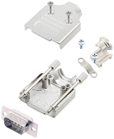 Encitech MHDM 09 DMP W K 6355 8006 01 D sub male connectorset 180 ° Aantal polen: 9 Soldeerkelk 1 stuk(s)
