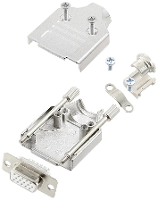 Encitech MHDM 09 HDS15 W K 6355 8059 11 D sub female connectorset 180 ° Aantal polen: 15 Soldeerkelk 1 stuk(s)