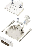 Encitech MHDM 15 DBP K 6355 0005 02 D sub male connectorset 180 ° Aantal polen: 15 Soldeerkelk 1 set(s)