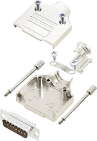 Encitech MHDM 15 DMP K 6355 0006 02 D sub male connectorset 180 ° Aantal polen: 15 Soldeerkelk 1 set(s)