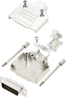 Encitech MHDM 15 HDP26 K 6355 0059 02 D sub male connectorset 180 ° Aantal polen: 26 Soldeerkelk 1 set(s)
