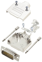 Encitech MHDM 15 HDP26 W K 6355 8059 02 D sub male connectorset 180 ° Aantal polen: 26 Soldeerkelk 1 stuk(s)
