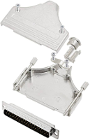 Encitech MHDM 37 DBP K 6355 0005 04 D sub male connectorset 180 ° Aantal polen: 37 Soldeerkelk 1 set(s)