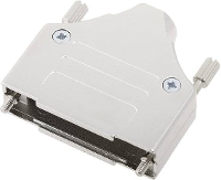 Encitech MHDM25 K 6560 0136 03 D sub behuizing Aantal polen: 25 Volledig metaal 180 ° Zilver 1 stuk(s)