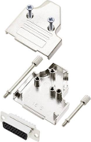 Encitech MHDM35 09 DMS15 K 6355 0060 11 D sub female connectorset 180 ° Aantal polen: 15 Soldeerkelk 1 set(s)