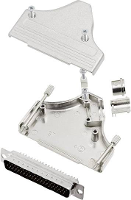Encitech MHDM35 37 HDP62 K 6355 0060 04 D sub male connectorset 45 ° Aantal polen: 62 Soldeerkelk 1 set(s)