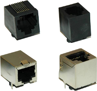 Encitech RJJ 44NF V RJ45 connector 2101 0110 11 Bus, inbouw verticaal Aantal polen (sensoren) 4P4C Zwart 1 stuk(s)