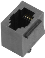Encitech RJJU 44 122 E1V 047 RJ10 connector 3251 0027 02 Bus, inbouw verticaal Aantal polen (sensoren) 4P4C Zwart 1 stuk(s)