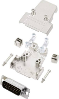 Encitech TRI M 15 HDP26 K 6355 0058 02 D sub male connectorset 180 ° Aantal polen: 26 Soldeerkelk 1 set(s)