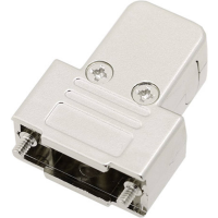 Encitech TRI M 9 K 6550 0100 01 D sub behuizing Aantal polen: 9 Kunststof, gemetalliseerd 180 °, 45 °, 45 ° Zilver 1 stuk(s)