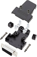 Encitech TRI P 09 DBS K 6355 0036 11 D sub female connectorset 180 ° Aantal polen: 9 Soldeerkelk 1 set(s)