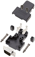 Encitech TRI P 09 HDP15 K 6355 0068 01 D sub behuizing Aantal polen: 15 Kunststof Zwart 1 stuk(s)