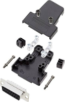 Encitech TRI P 15 DBS K 6355 0036 12 D sub female connectorset 180 ° Aantal polen: 15 Soldeerkelk 1 set(s)