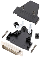 Encitech TRI P 25 DBP W K 6355 8036 03 D sub male connectorset 180 ° Aantal polen: 25 Soldeerkelk 1 stuk(s)