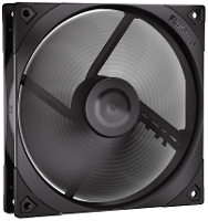 Endorfy Fluctus 140 PWM PC ventilator Zwart (b x h x d) 140 x 140 x 25 mm
