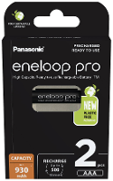 Eneloop eneloop pro HR03 Oplaadbare AAA batterij (potlood) NiMH 930 mAh 1.2 V 2 stuk(s)