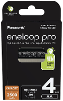 Eneloop eneloop pro HR06 Oplaadbare AA batterij (penlite) NiMH 2500 mAh 1.2 V 4 stuk(s)