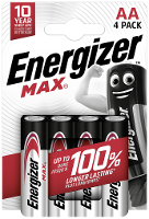 Energizer Max AA batterij (penlite) Alkaline 1.5 V 4 stuk(s)