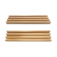 4X Speelkaarten / dominostenen houder hout 26 cm