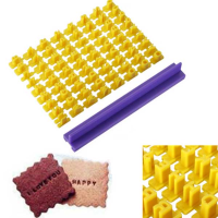 English Letter Biscuit Cake Cutter Fondant Cookie Mould Stamp